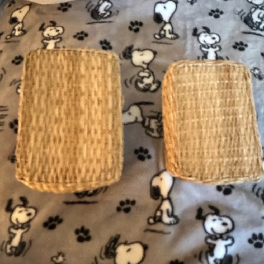 IKEA Natural Woven storage Baskets Set of 2